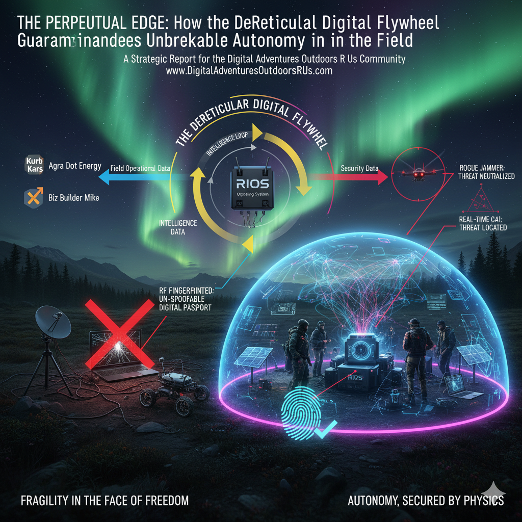 The Perpetual Edge: How the DeReticular Digital Flywheel Guarantees Unbreakable Autonomy in the Field
