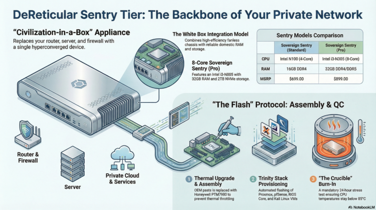 DeReticular Stationary (Sentry) Tier Strategic and Technical Overview