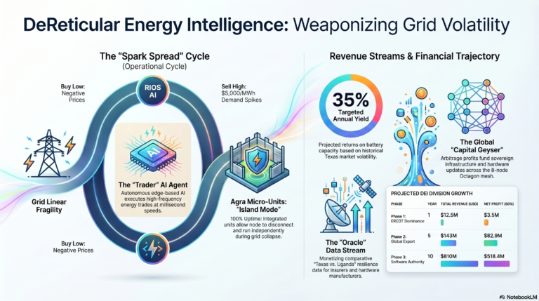Why a Failing Power Grid is the Next Great Financial Frontier: Insights from the DeReticular Energy Intelligence Model